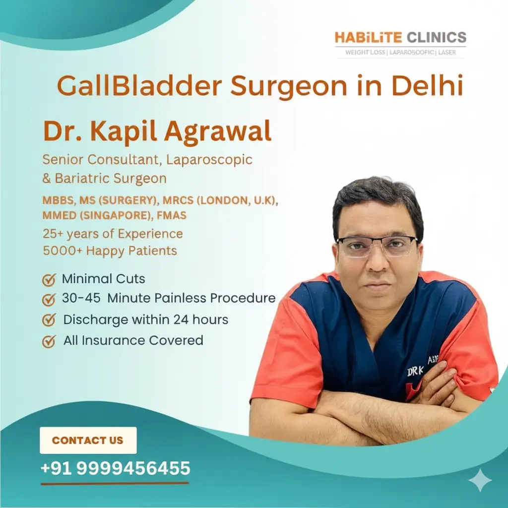 Dr Kapil Agrawal best gallbladder specialists and surgeon in Delhi