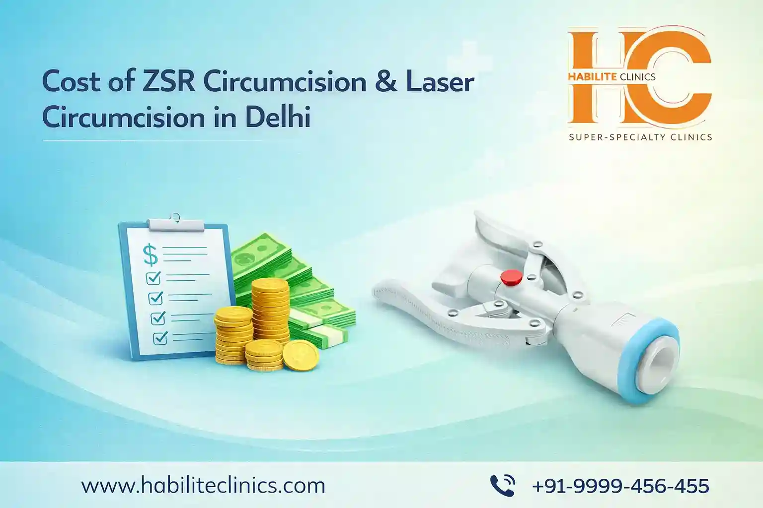 Cost of Laser and ZSR Circumcision in Delhi