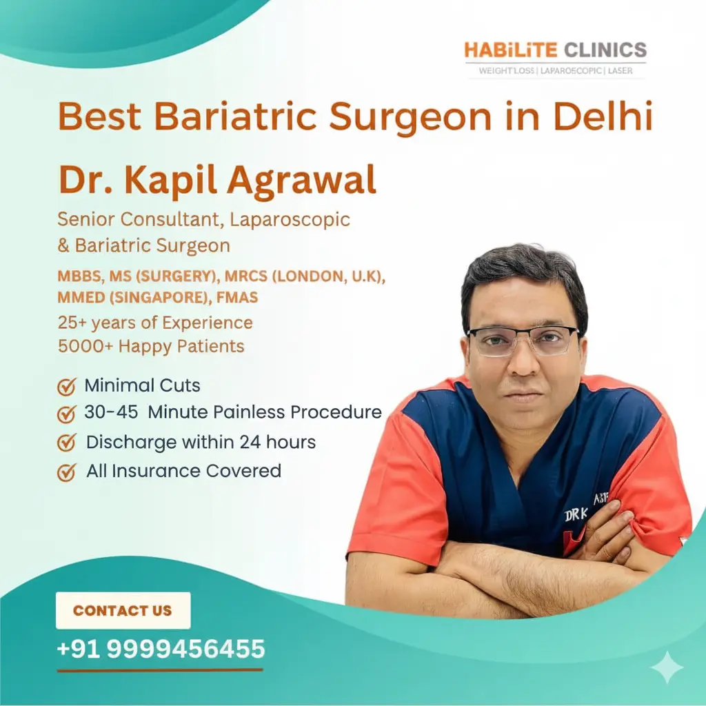 Best bariatric surgeon in Delhi Best bariatric surgeon in Delhi Dr Kapil Agrawal