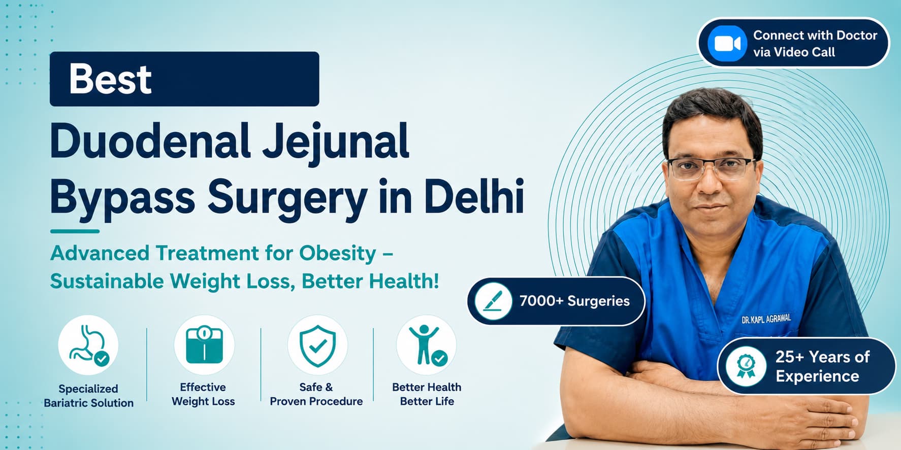 Duodenal Jejunal Bypass Surgery in Delhi