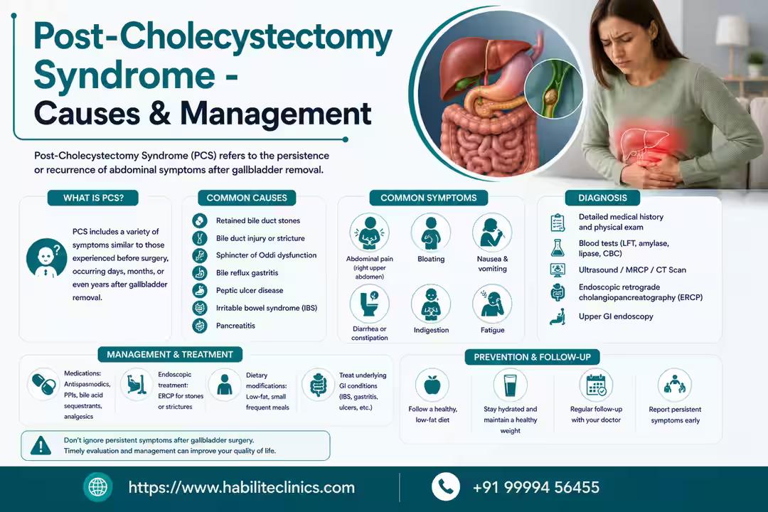 Post-Cholecystectomy Syndrome - Causes & Management