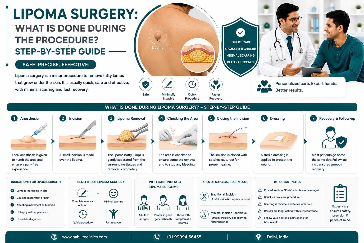Lipoma Surgery: What is Done During the Procedure? Step-by-Step Guide