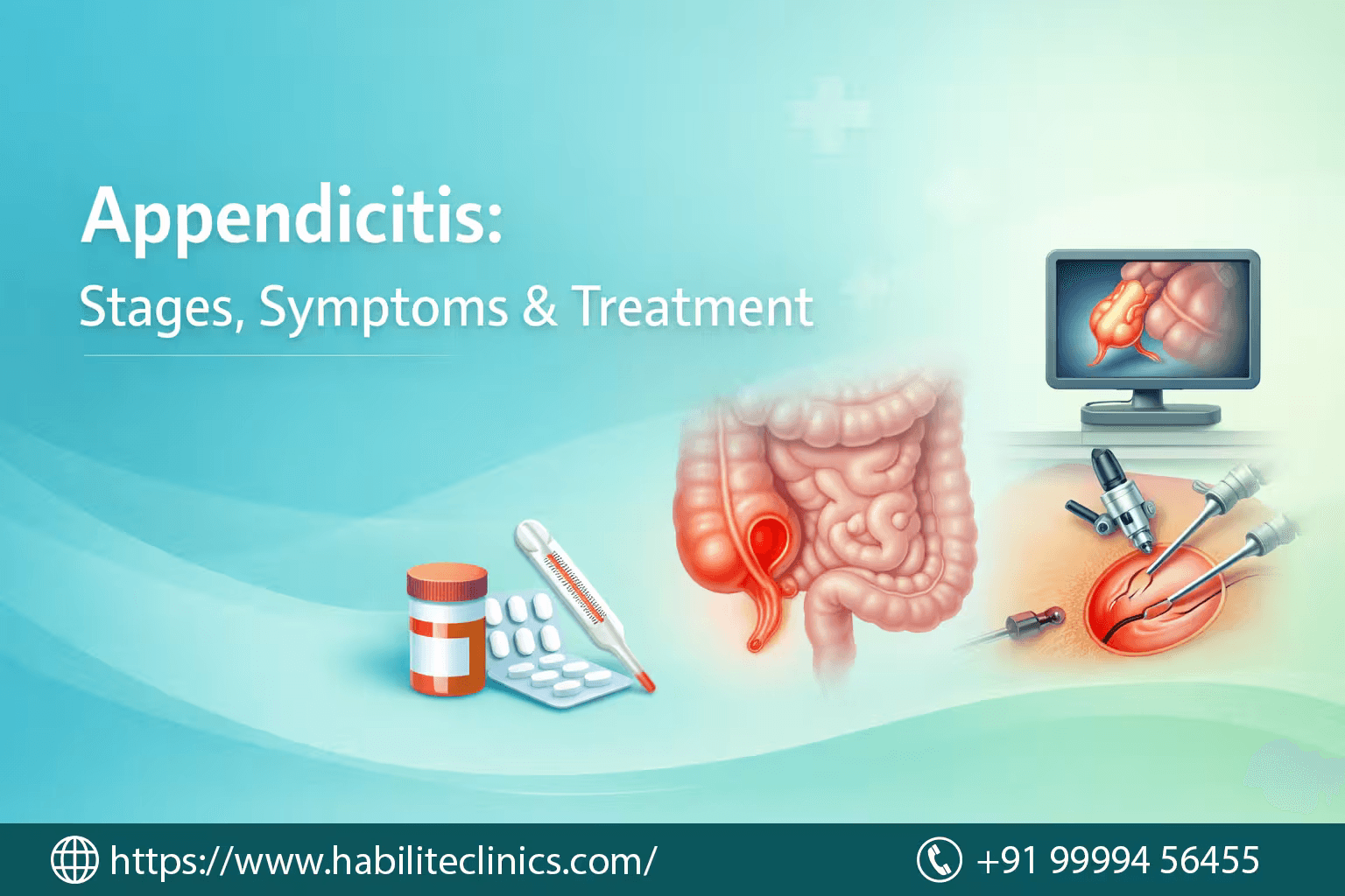 What is Appendicitis? Stages, Symptoms & Treatment | Habilite Clinics