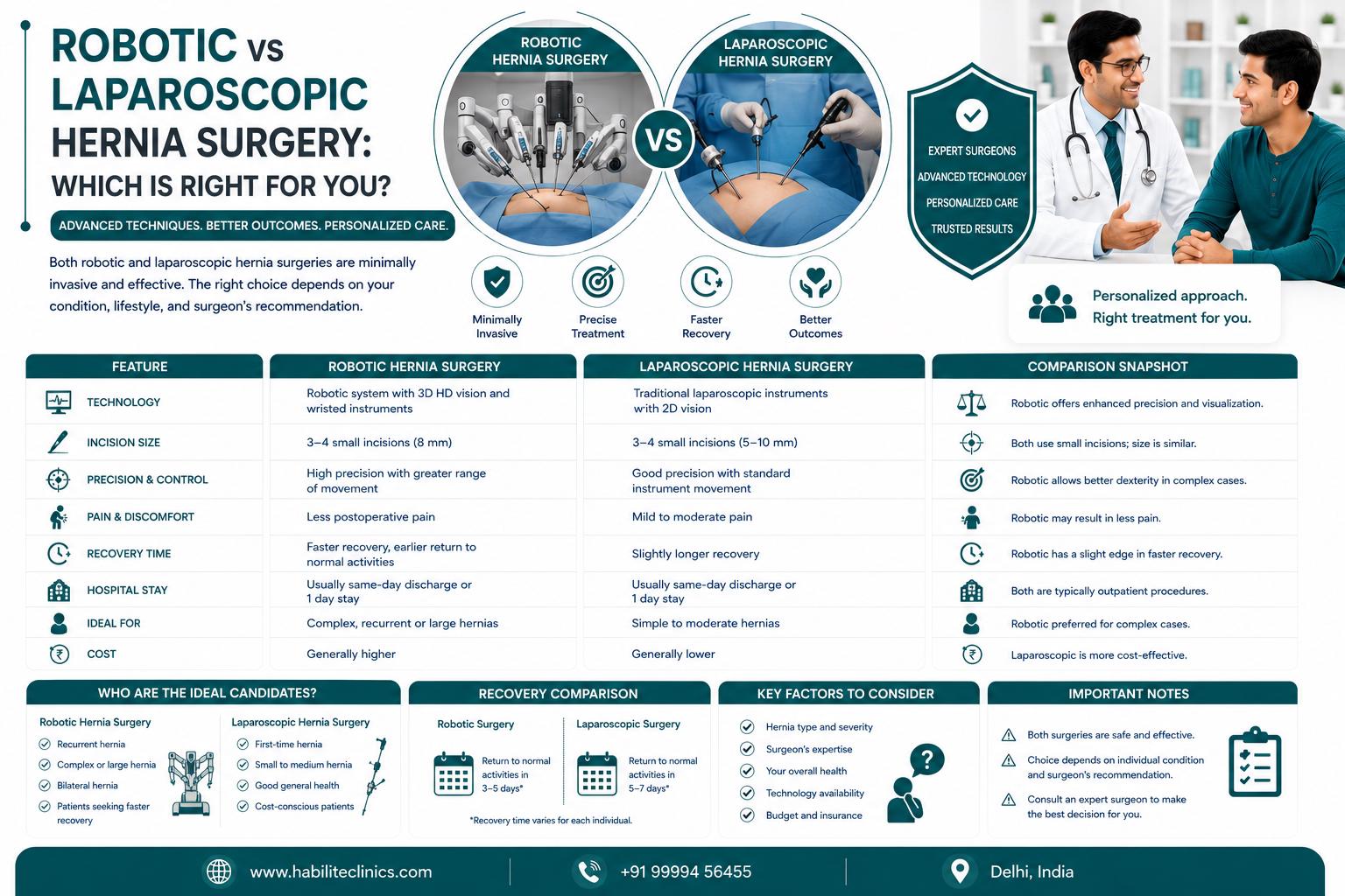 Robotic vs Laparoscopic Hernia Surgery: Which Is Right for You?